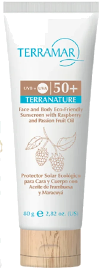 Protector Solar Ecológico para Cara y Cuerpo con Aceite de Frambuesa y Maracuyá