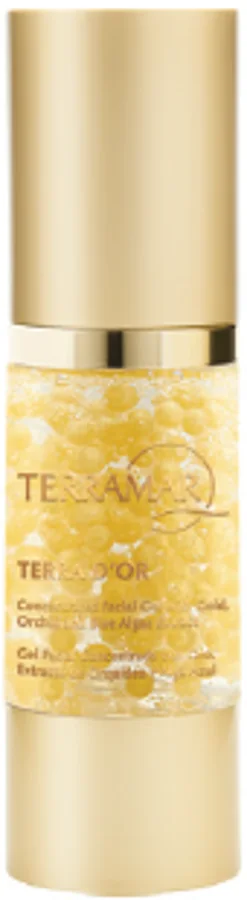 Gel Facial Concentrado con Oro, Extracto de Orquídea y Alga Azul