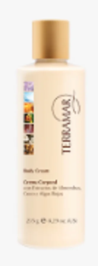 Crema Corporal con Extractos de Almendras, Coco y Algas Rojas