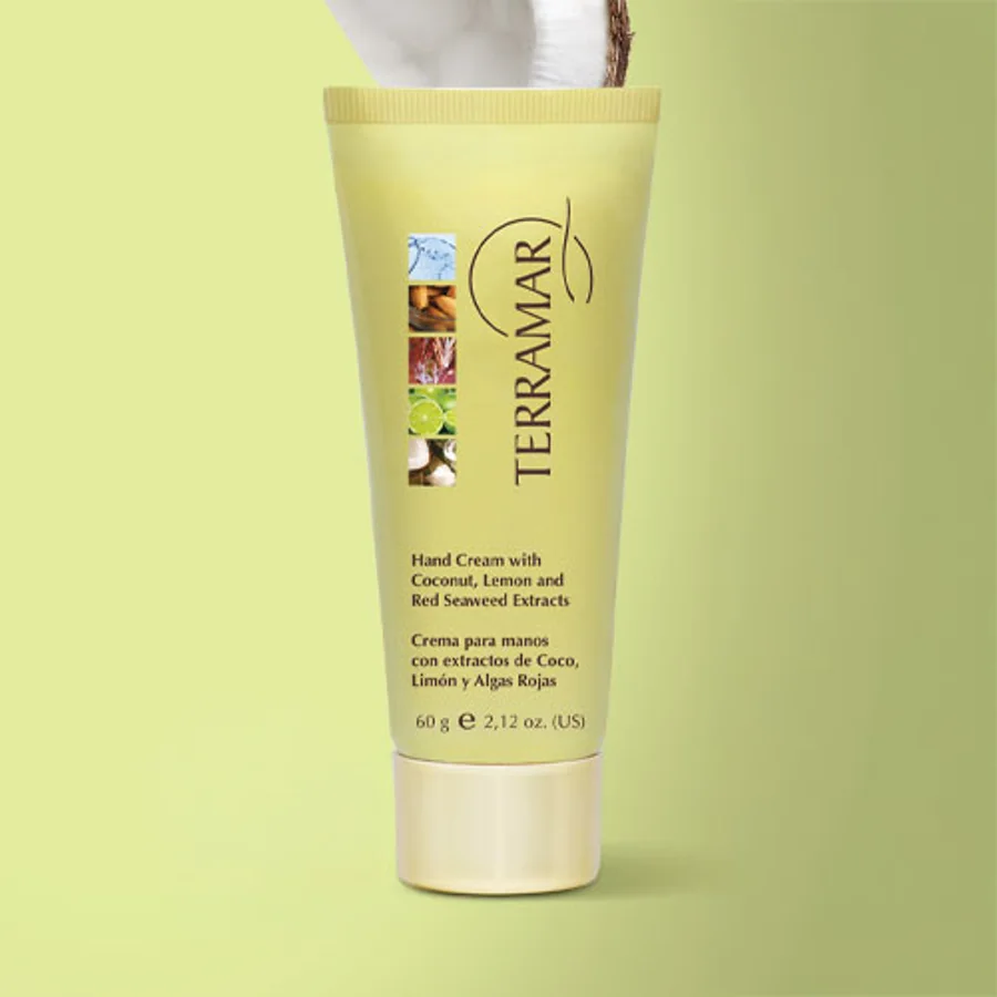 Crema para Manos con Extractos de Coco, Limón y Algas Rojas