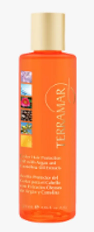 ACEITE PROTECTOR DEL COLOR PARA EL CABELLO CON EXTRACTOS OLEOSOS DE ARGÁN Y CAMELINA